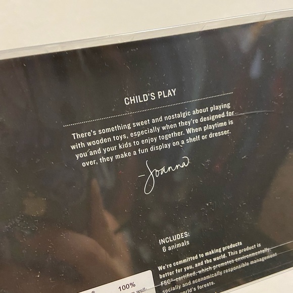 SOLD - Animals Peg Dolls - Hearth & Hand by Magnolia - Picture 3 of 3